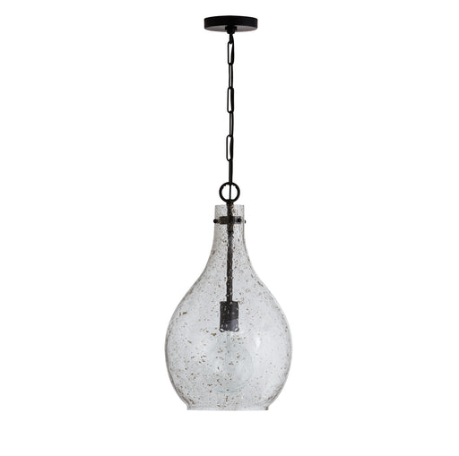 Rabun 1-Light Pendant in Matte Black - Lamps Expo