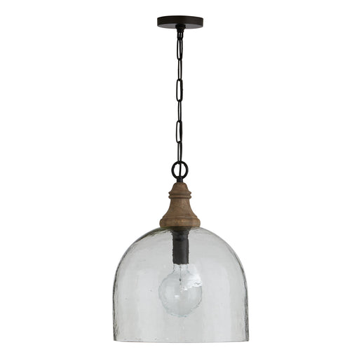 Inglewood 1-Light Pendant in Grey Wash and Dark Pewter - Lamps Expo