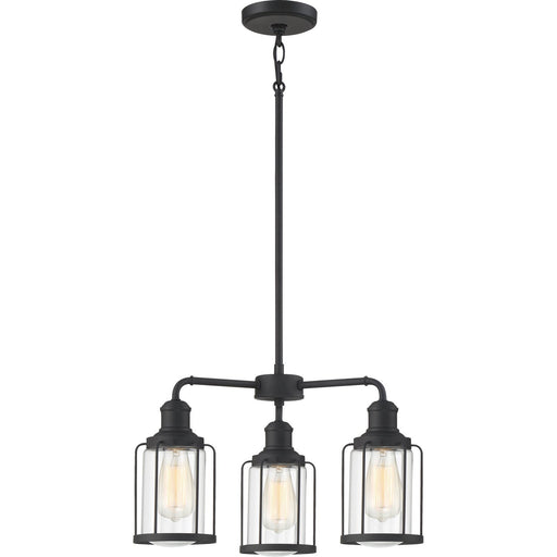 Ludlow 3-Light Chandelier in Earth Black