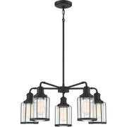 Ludlow 5-Light Chandelier in Earth Black - Lamps Expo