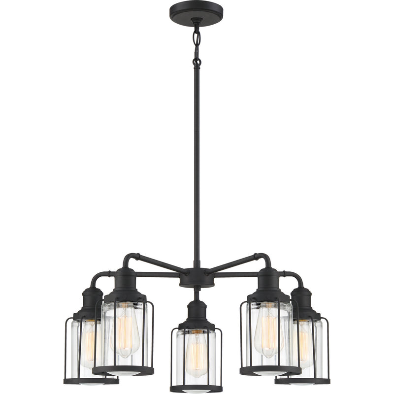 Ludlow 5-Light Chandelier in Earth Black - Lamps Expo