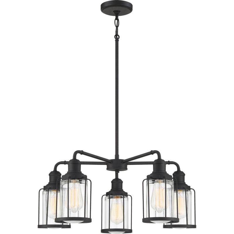 Ludlow 5-Light Chandelier in Earth Black