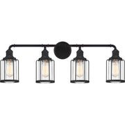 Ludlow 4-Light Bath Vanity in Earth Black - Lamps Expo