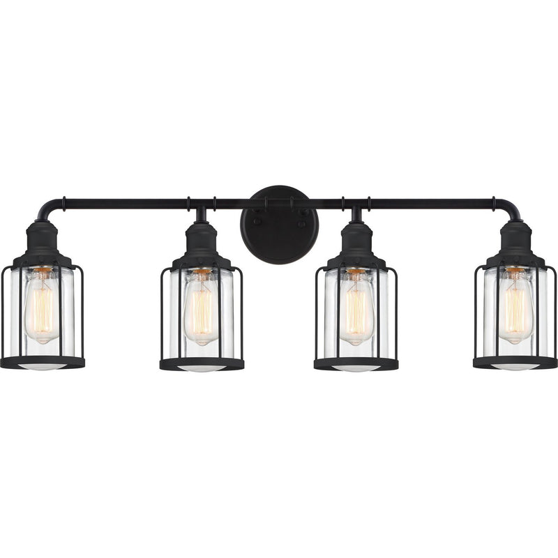 Ludlow 4-Light Bath Vanity Light in Earth Black
