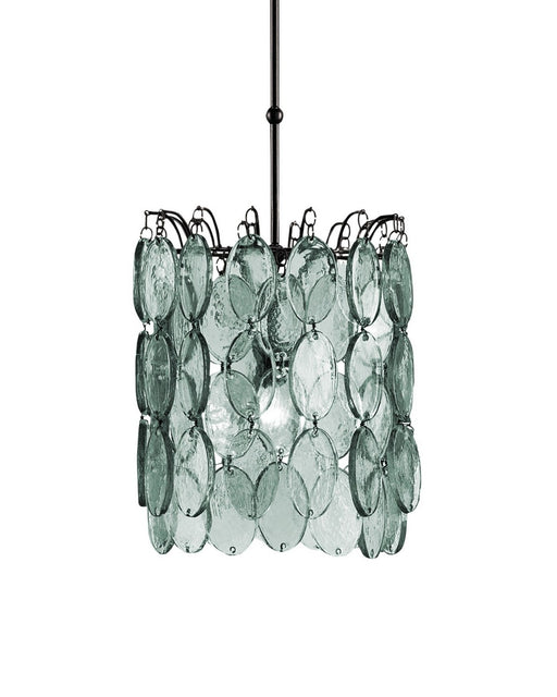 Airlie Pendant in Clear/Satin Black