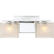 Westcap 2-Light Bath Vanity Light in Polished Chrome