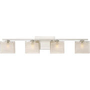 Westcap 4-Light Bath Vanity Light in Brushed Nickel