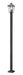 Talbot 3 Light Outdoor Post Mounted Fixture in Black with Clear Beveled Glass Shade