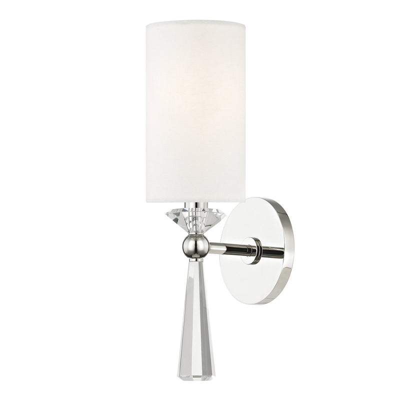 Birch Wall Sconce in Polished Nickel