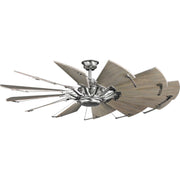 Springer 60" Ceiling Fan in Antique Nickel
