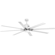 Vast 72" Outdoor Ceiling Fan with Light in White