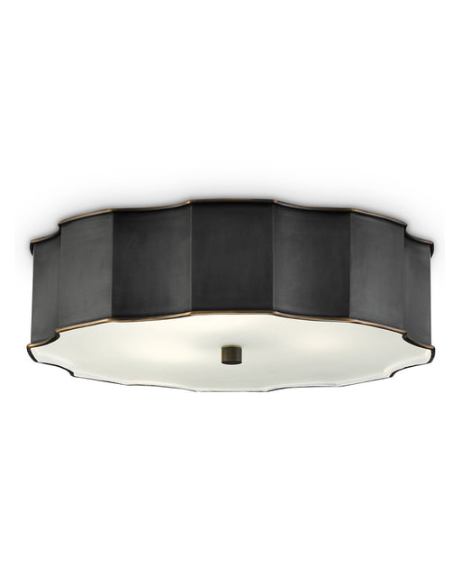 Wexford Flush Mount in Oil Rubbed Bronze / White