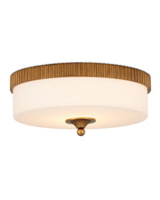 Bryce Flush Mount in Gold / White