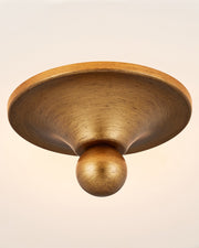 Bryce Flush Mount in Gold / White
