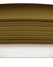 Aydan Small Alabaster Flush Mount in Natural / Polished Antique Brass