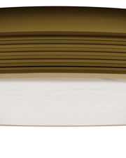 Aydan Large Alabaster Flush Mount in Natural / Polished Antique Brass