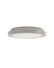 Aydan Small Alabaster Flush Mount in Natural / Antique Nickel
