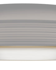 Aydan Small Alabaster Flush Mount in Natural / Antique Nickel