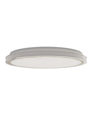 Aydan Large Alabaster Flush Mount in Natural / Antique Nickel