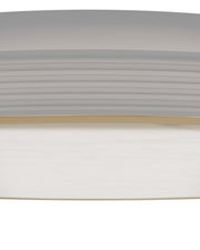 Aydan Large Alabaster Flush Mount in Natural / Antique Nickel