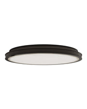 Aydan Large Alabaster Flush Mount in Natural / Oil Rubbed Bronze