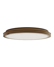 Aydan Large Alabaster Flush Mount in Natural / Brushed Brass