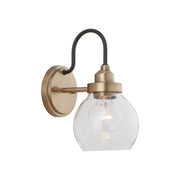Daphne Wall Sconce in Aged Brass and Black