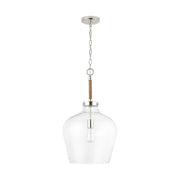 Boland Pendant in Polished Nickel