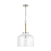 Corde Pendant in Polished Nickel