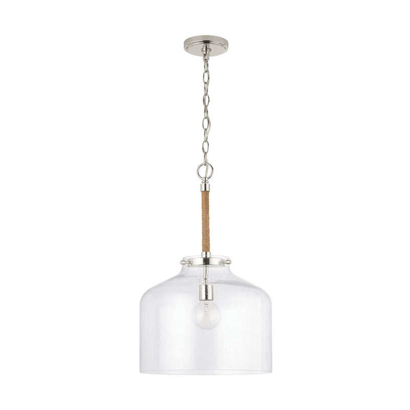 Corde Pendant in Polished Nickel