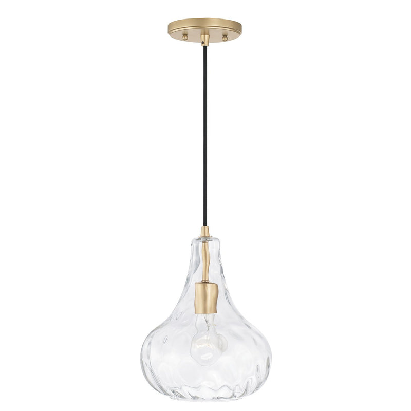 River Mini Pendant AA1004 in Soft Gold