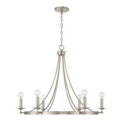 Tempe 6-Light Chandelier in Brushed Nickel