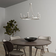 Tempe 6-Light Chandelier in Brushed Nickel