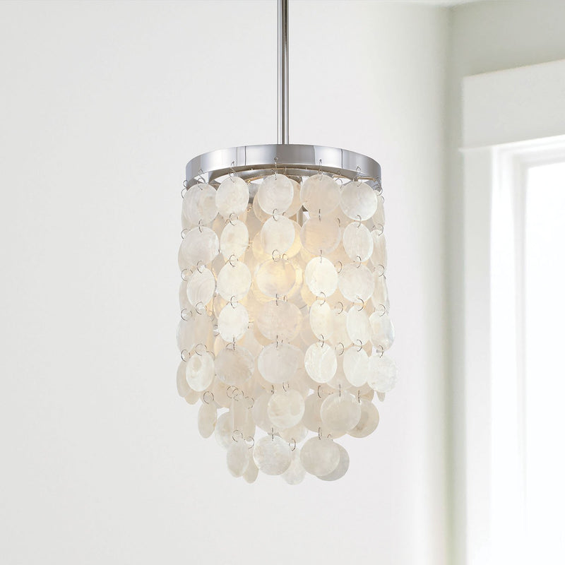 Shelby Mini Pendant in Polished Nickel