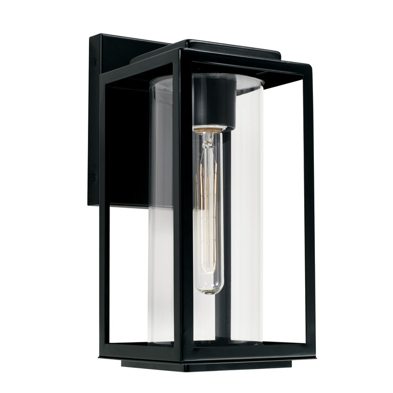 Kessler Outdoor Wall Lantern in Matte Black