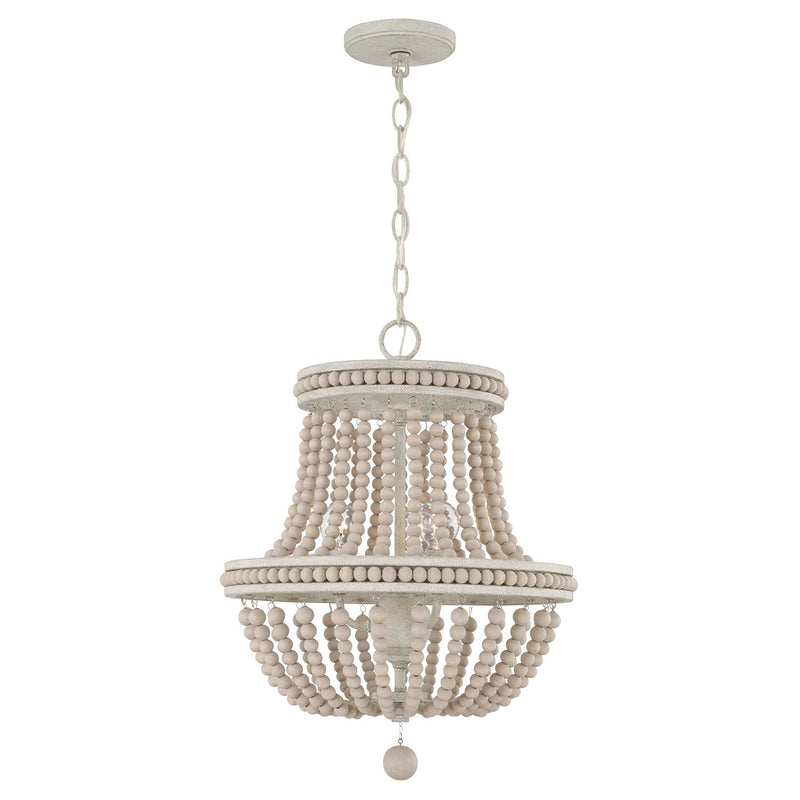 Handley 3-Light Chandelier in Sand Dollar
