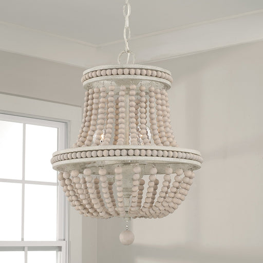 Handley 3-Light Chandelier in Sand Dollar