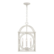 Brea 4-Light Lantern Pendant in Sand Dollar