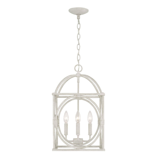 Brea 4-Light Lantern Pendant in Sand Dollar