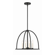 Abbott 4 Light 18.25" Chandelier in Black