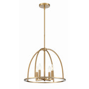 Abbott 4 Light 18.25" Chandelier in Vibrant Gold