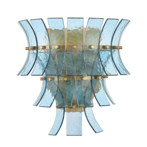Abigail 3 Light 15" Sconce in Aged Brass
