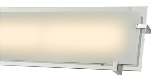 Matrix 1-Light Vanity Wall in Chrome with Opal Glass - Lamps Expo