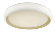 Euphoria 1-Light Semi-Flushmount in White with Frosted Glass - Lamps Expo