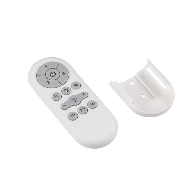 AC Ceiling Fan Remote Control with Light Function, 5" Handset in White