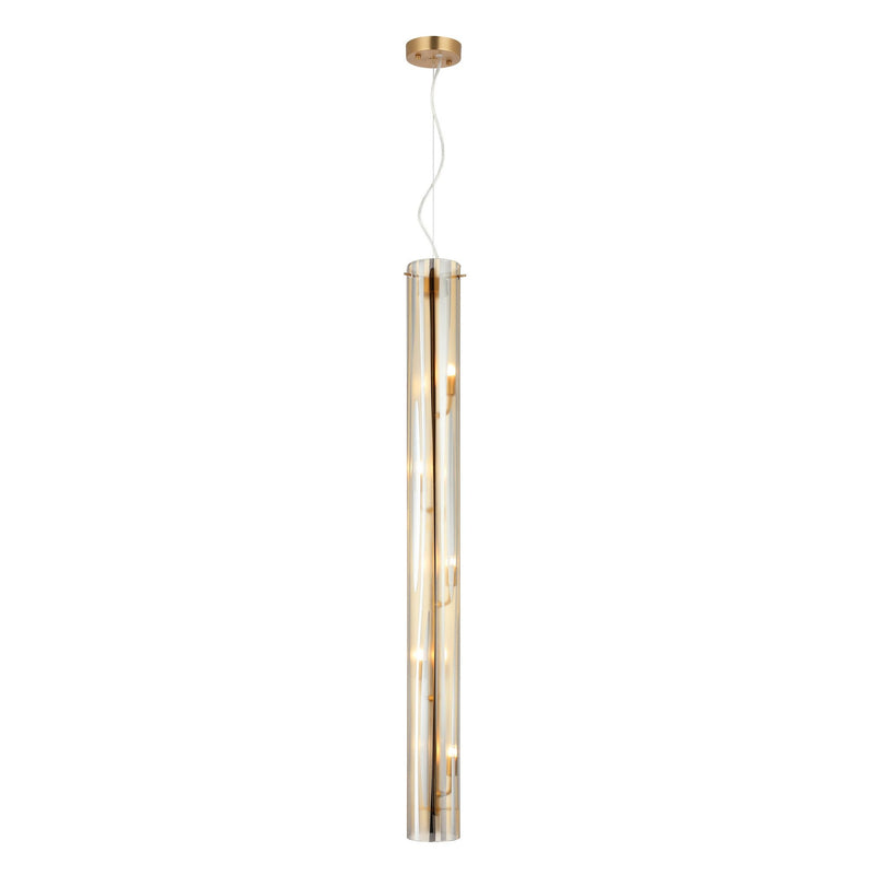 Chroman Empire 5-Light 4.3" Foyer Pendant in Satin Gold