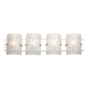 Brilliance 4-Light 31.1" Vanity Light in Chrome