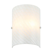 Swirled 2-Light 11" Wall Sconce in Chrome