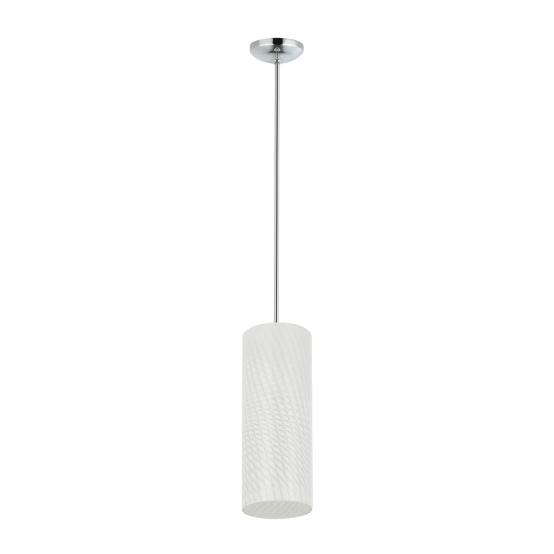 Swirled 5" Mini Pendant in Chrome