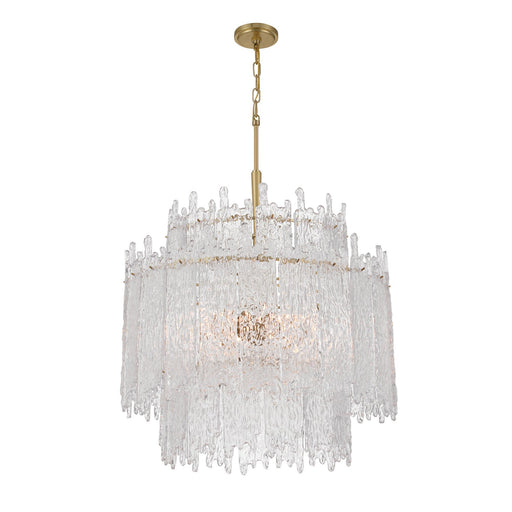 Ackerly 8 Light 23.5" Pendant in Aged Brass